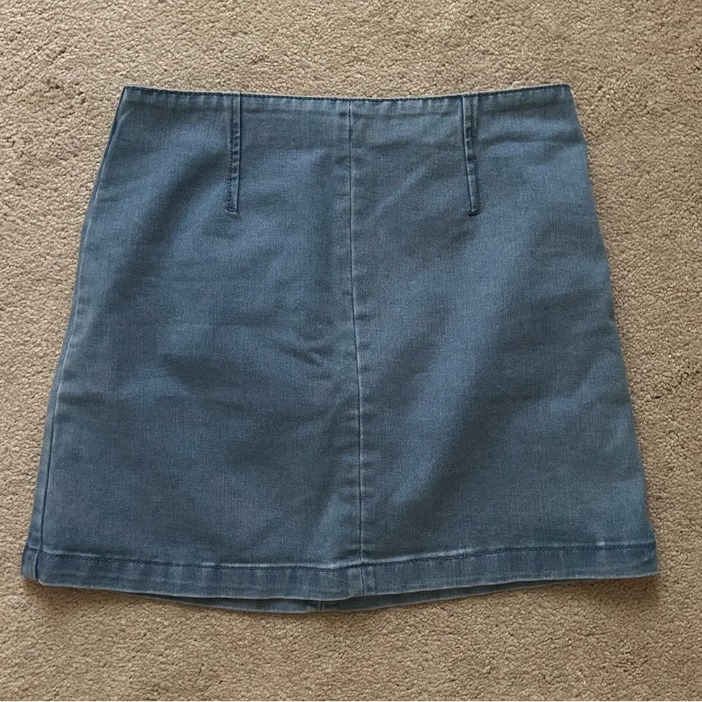 Denim Mini Skirt